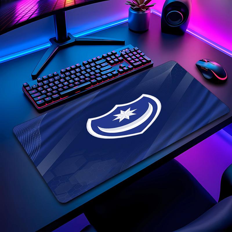 Portsmouth FC Football Pattern Mouse Pad Non?Slip Rubber Base Gaming Mousepad For Desk Office Home