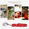 1Pc/ 1 Set Folding Spork Heat-resistant Detachable Anti-scalding Stainless Steel Multi-Functional Folding Fork