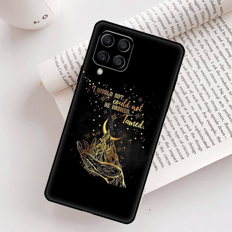 Fury Sarah J Maas A Court of Mist Case For Samsung Galaxy M21 M31 M13 M33 M53 M15 M35 M55 M16 M36 M56 M12 M32 M52 M14 M34 M54