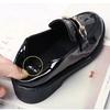 Soft Leather Women's Shoes, New Trendy Loafers, Korean-Style Versatile British-Inspired Slip-On Work Shoes, Versatile Women's Footwear