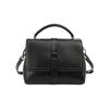 Burminsa Cowhide Genuine Leather Shoulder Bags For Women 2026 Luxury Designer Wide Strap Crossbody Satchel Work Ladies Handbags