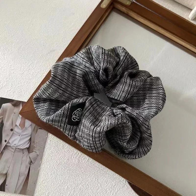 

Винтажные клетчатые эластичные резинки для волос Новая мода Скранчи Элегантные резинки для волос Женские Дизайнерский держатель для хвостика Аксессуары для волос для девочек