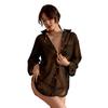 Sheer White Chiffon Lingerie Nightdress - Women's Tempting See-Through Sleepwear 