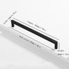 glossy gold silver black and white nickel cabinet door handles, kitchen cabinet drawers, wardrobe aluminum alloy