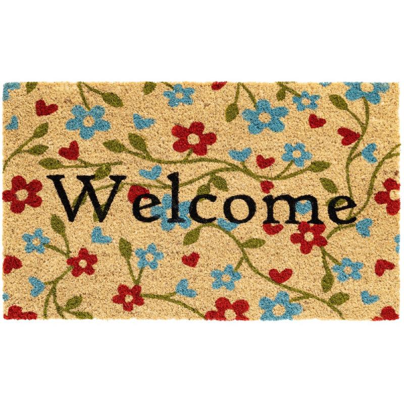 Outdoor Door Cuttable Non Coir Texture Thick Wear Entry 40 cm