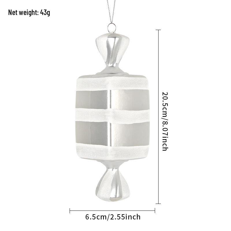 Electroplated Candy Pendants for Christmas Tree Decorations and Photography Props