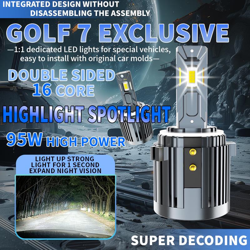 Golf 7 H7 LED Headlight Bulbs: Premium Halogen Replacement for German Cars, Hot New Item