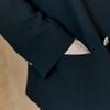 Maxza Peaked Lapel Handkerchief Double Breasted Jacket Cd05qj300on