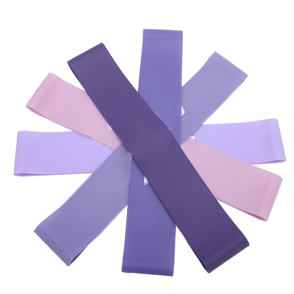 5pcs Resistance Band Set Home Yoga Fitness Silicone Stretch Workout Exercise Band for Men Women