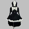 Anime Cosplay Costume Dark Sweet and Cool Embroidered Cross Halloween Nun Costume COS Costume