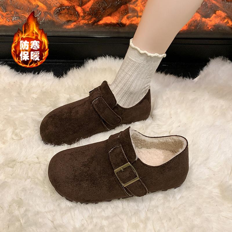 Nová taška podpatek sametové Boken boty dámské nové zimní bavlněné boty Doudou boty