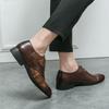 New Brown  Shoes for Men Pointed Toe Lace-up Black Men's Formal Shoes Handmade Business Size 38-48
