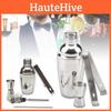 Set Elegant de Shaker pentru Cocktailuri din Oțel Inoxidabil de 550ml cu Lingură, Strecurătoare și Clește