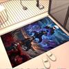 Jujutsu Kaisen Print Rug, Washable Floor Carpet, For Entryway Dorm Laundry Room Office Study, Home Decor Birthday Christmas Gift