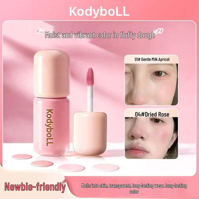 Kodyboll Atmospheric Gradient Blush Cream: Popular, Brightening, Long-Lasting Liquid Face Highlighter.