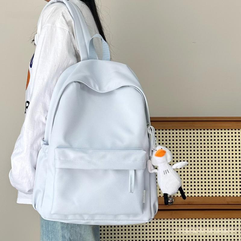 Стильный однотонный рюкзак для девочек-подростков и студенток колледжа