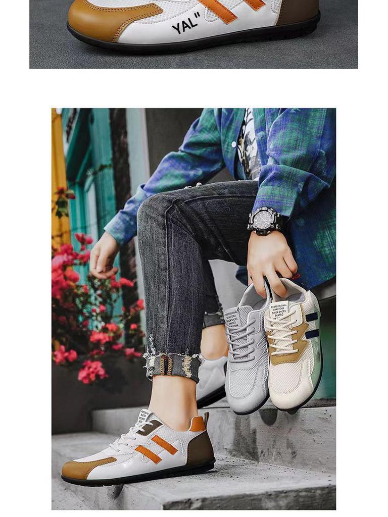 Men's Spring Casual Sports Shoes - Versatile, Soft Sole, Breathable Mesh, Trendy Forrest Gump Style