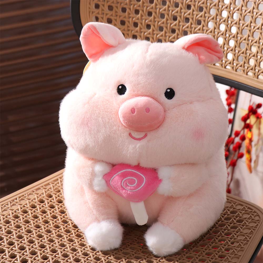 Fluffy Animal Soft Piggy Doll Soft Stuffed Pig Plushie Doll  Birthday Parties