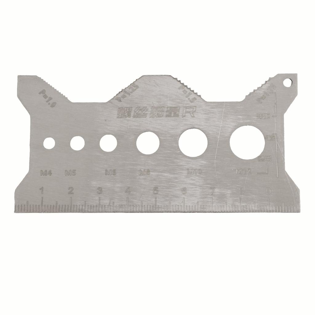 Portable Stainless Steel Screw Measuring Tool with Accurate Calibration