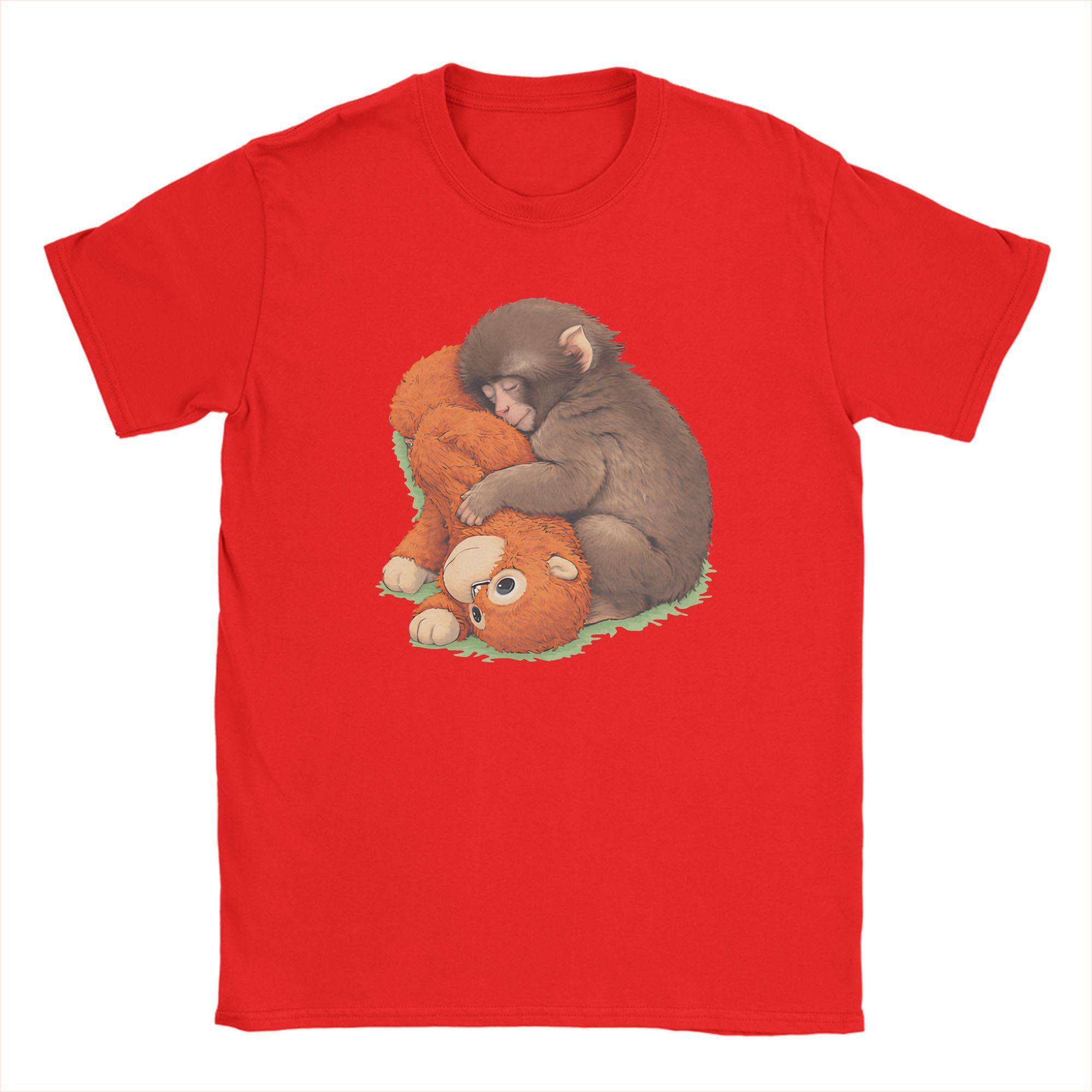 Harajuku TShirt Summer Punch Monkey Trendy Cool T Shirts Tshirt for Unisex Awesome Design Short Sleeve Tees S