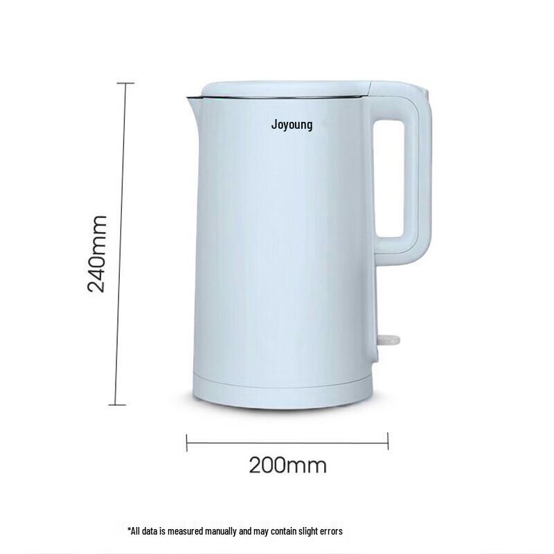 Joyoung 1.7L Double-Layer Anti-Scald Electric Kettle K17-F30 CN Plug (adapter Included)