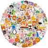 100 Small Size 4cm New Animal Hedgehog Mix Stickers Cute Cartoon Animal Collection Stickers