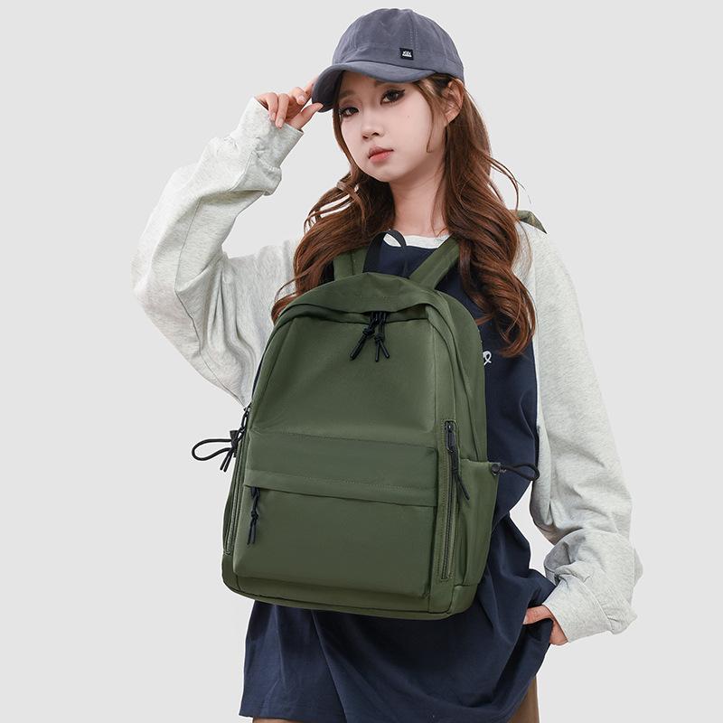 Schultasche einfacher Stil Mode Rucksack große Kapazität Mittelschule Männer und Frauen neuer Rucksack leichte Textur Schülertasche Schultasche