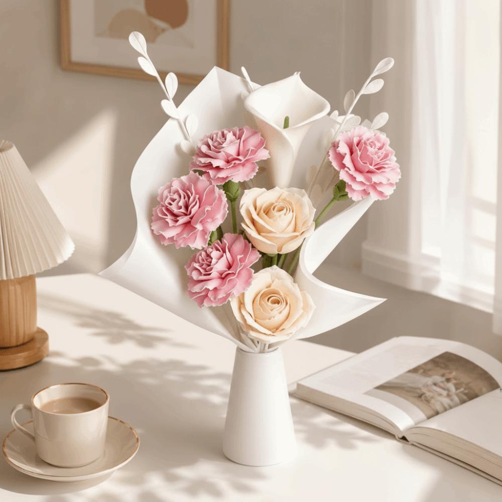 3D Printing Desktop Ornament Nordic Style Flower Display Container Flower Bouquet Vase  Home