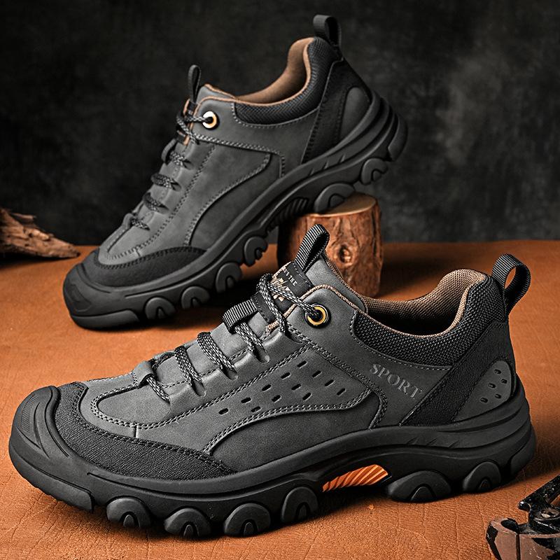 

2024 Douyin live broadcast popular new outdoor autumn and winter casual versatile men s leather sneakers 38 чёрный