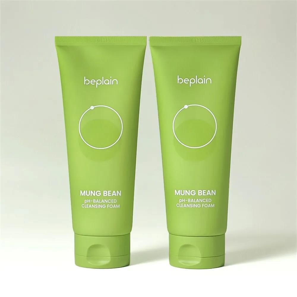 BEPLAIN Mung Bean Mild Acidic Cleansing Foam 160ml 1+1