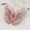 Butterfly Brooch Jewelry Rhinestone for Women, Vintage Insect Lapel Pin, Women Decorative Pin Accessory Clothes Scarf Shawl Dress Bag Clothing