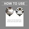 RAYHONG Rad Rostentferner und Reiniger Spray 120ml - Auto Reifen Rostentfernung, Polieren, Aufarbeiten und Reinigen - Leistungsstarker Fleckenentferner
