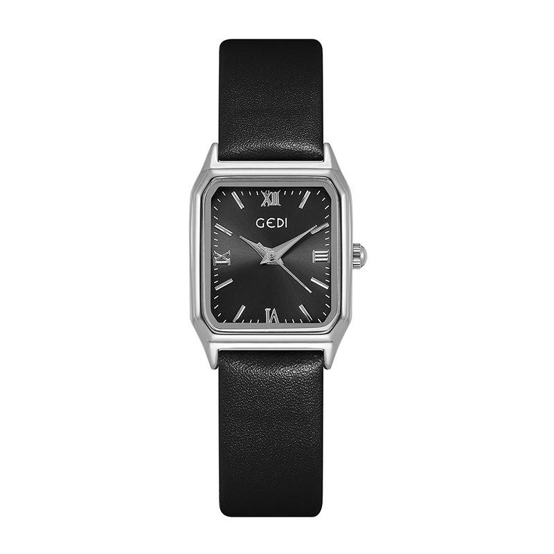 Fashion Small Sugar Cube Ladies Niche Light Luxury Small Square Watch Student Exam Waterproof Quartz Watch