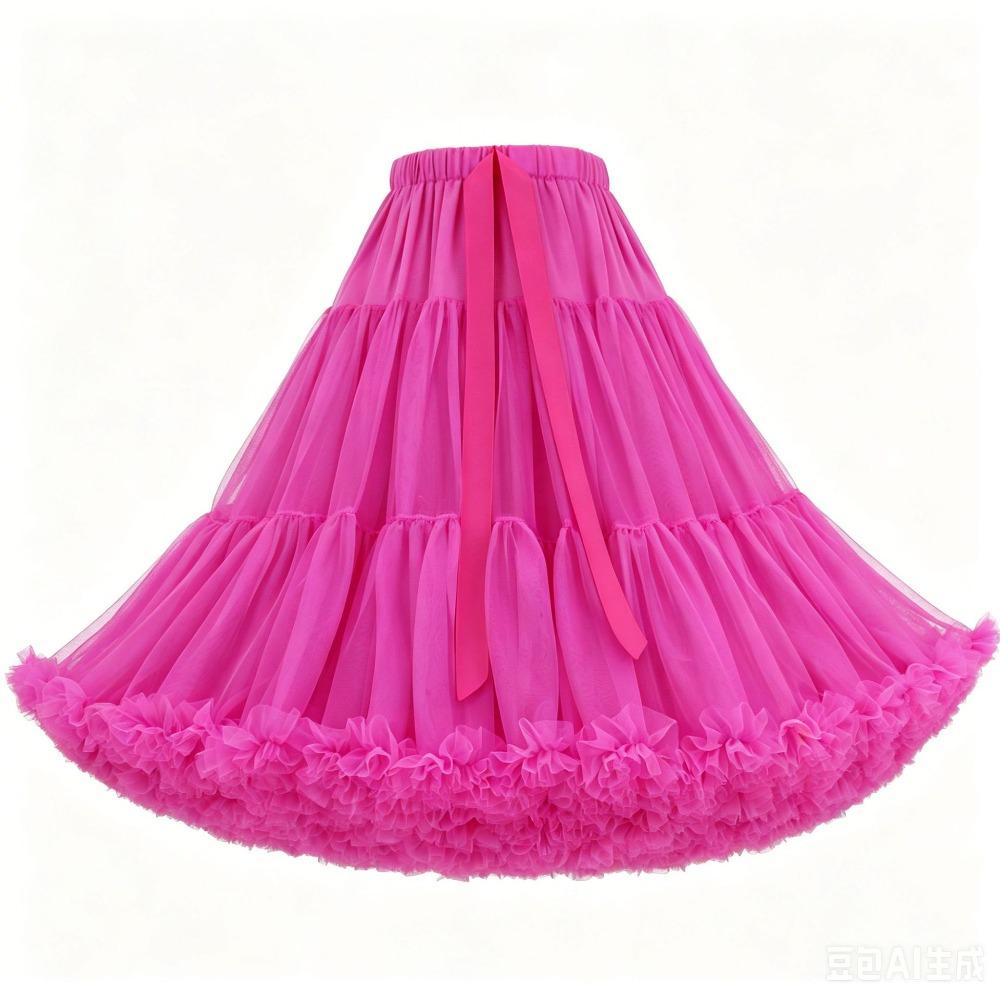 Super Puffy Petticoat Boneless Design Knee Length Petticoat Boneless Underskirt Rockabilly Styling