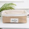 Boho Aufbewahrungskorb Minimalistischer Stoff-Aufbewahrungskorb mit Griffen Schreibtisch-Organizer für Snacks Haarschmuck Schmuck Schlafzimmer Kinderzimmer Wohnzimmer