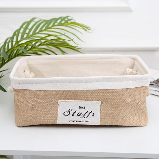 Boho Aufbewahrungskorb Minimalistischer Stoff-Aufbewahrungskorb mit Griffen Schreibtisch-Organizer für Snacks Haarschmuck Schmuck Schlafzimmer Kinderzimmer Wohnzimmer