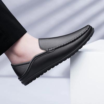 FashionMen Shoes Slip On Fashion Casual Genuine Leather Mens Loafers Moccasins Designer Boat Shoes High Quality Chaussure Homme