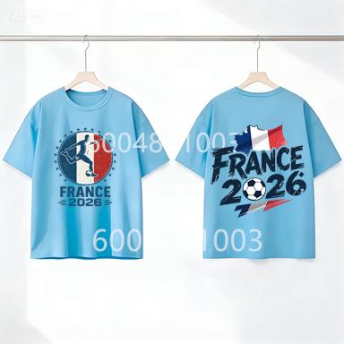France Flag Retro Style Graphic Children Shirt Kid Boys Girls Summer Cotton Short Sleeve Little Soccer Fan Casual Daily Wear