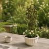 Mädchenförmige Pflanzenstütze Pfahl Ständer Wachstumsstütze Bonsai Fixierstab Blumenstütze