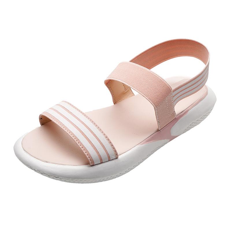 Sandalias deportivas de viento Para mujer 2021 Verano Nueva banda elástica  Ligera Fondo Plano Casual Sandalias de Playa Mujer comprar a buen precio —  entrega gratuita, reseñas reales con fotos — Joom