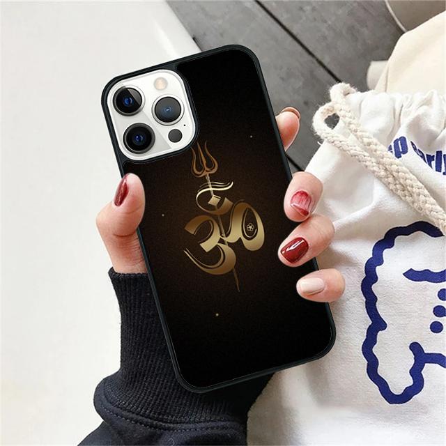 Aum Om Symbol phone Case Cover For iPhone 17 Air 16 15 14 Plus apple 16 11 12 13 Pro Max coque