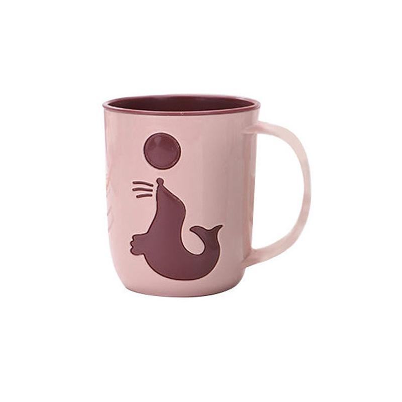 1/2Pcs Popular Toiletry Cups Dolphin Mouthwash Cup Couples Toothbrush Cup Creative Water Cup Kids Bathroom Cup