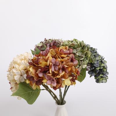 1 Piece Artificial Hydrangea Fake Flowers Home Decoration Accessories Wedding Gifts Shooting Props Indoor Diy Bridal Bouquet