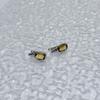 Silver Earrings with Citrine Nano 5.625ct (2170419)