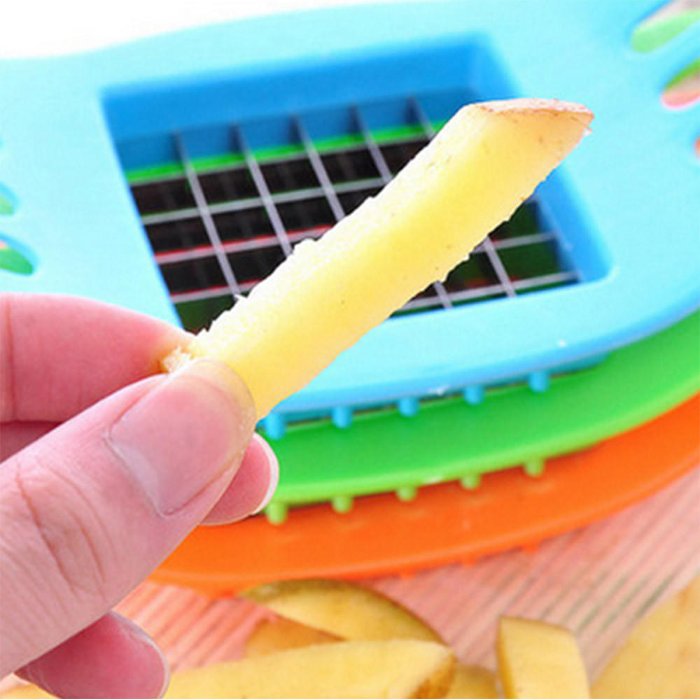 (brisand) NEW Vegetable Potato Cutter Chopper Chips Making Tool Potato Cutting Tool