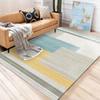 Modern Crystal Velvet Rectangular Floor Mat: Thickened Carpet for Living Room, Coffee Table, or Entrance