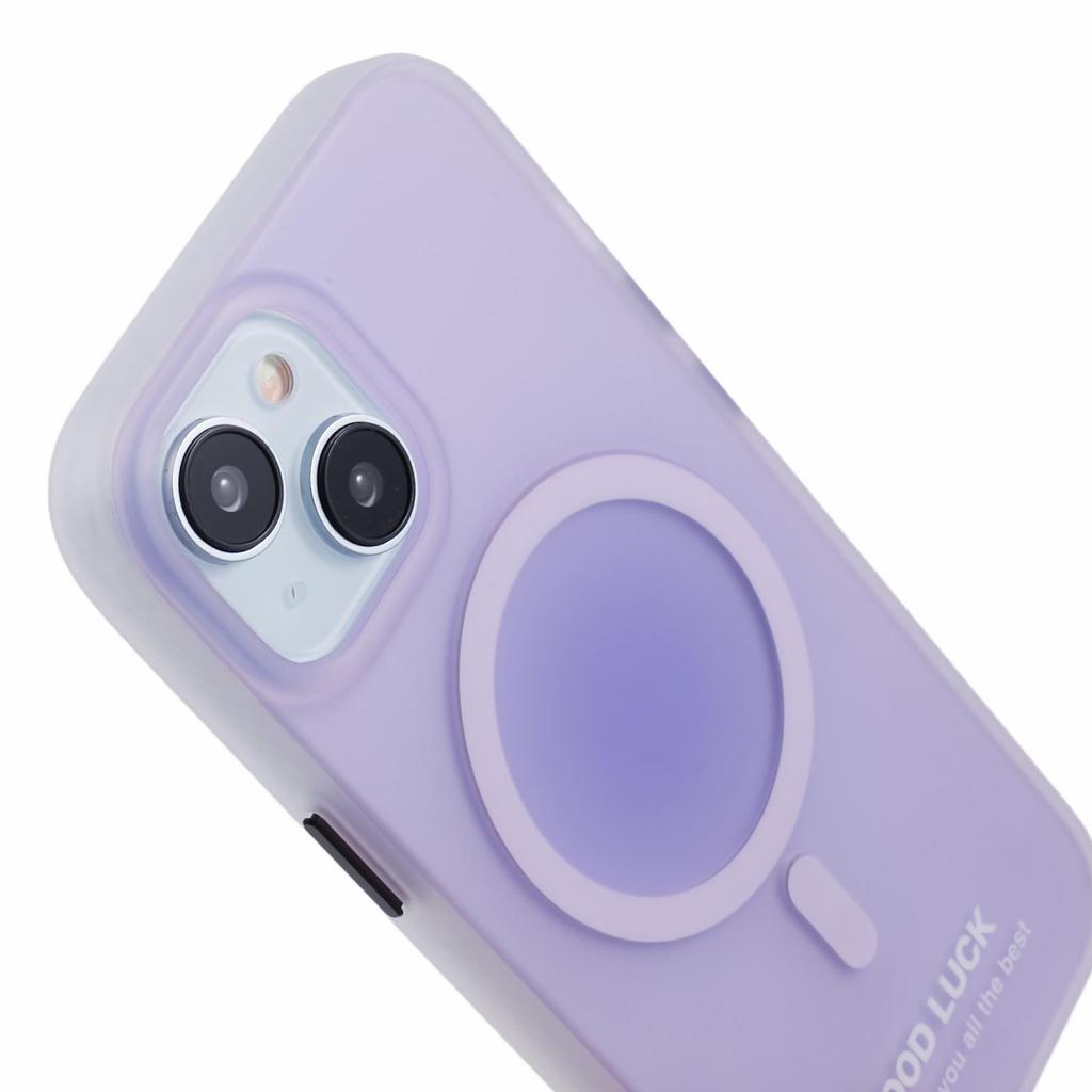 PP Series for iPhone 14 Magnetic Case Acrylic+TPU Shockproof Phone Cover