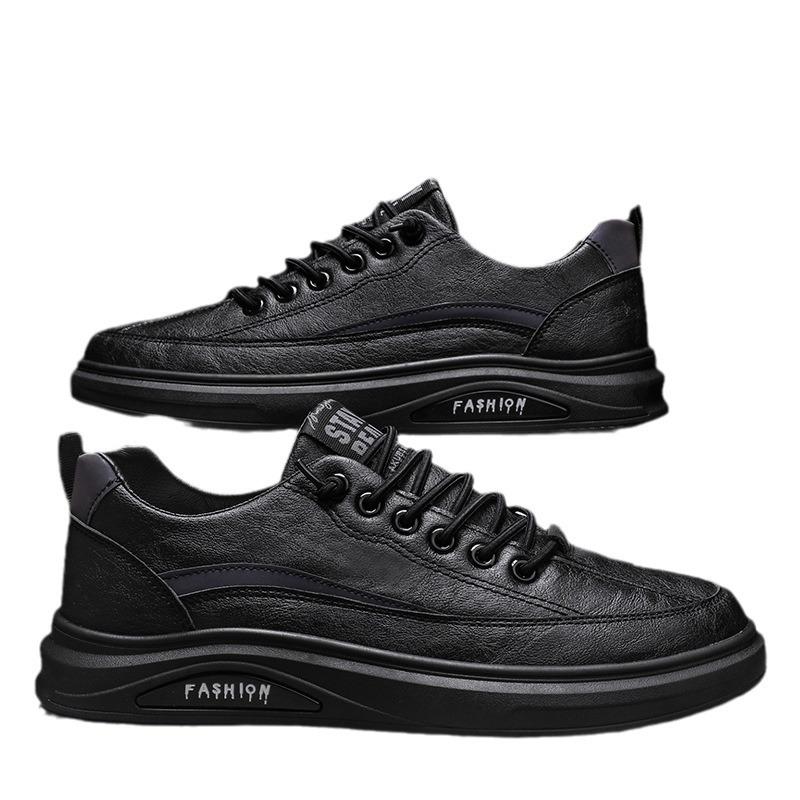 Atmungsaktive, wasserdichte und rutschfeste Schuhe für Herren für Frühling, Sommer und Herbst, Trendige lässige Lederschuhe