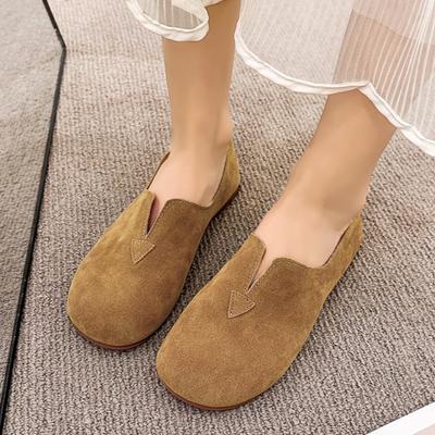 Women Flats Shoes Retro Round Toe Loafers Shoes for Women Slip On Casual Plus Size Breathable Sneakers Women Zapatos De Mujer