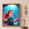 5d Diamond Painting Full of Diamonds Diy Diamond Embroidery Decorative Painting Mermaid Ariel Ornaments Living Room